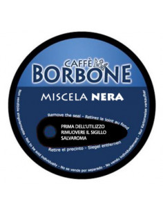 90 CAPSULES COMPATIBLE DOLCE GUSTO NERA - BORBONE