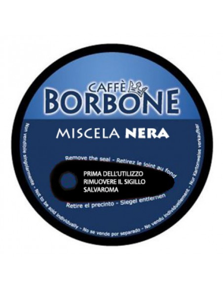 90 CAPSULES COMPATIBLE DOLCE GUSTO NERA - BORBONE