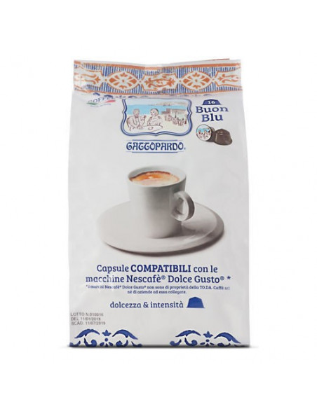 6 Packagings Capsules Dolce BLU Compatible Dolce gusto + 2 FREE - TODA EXPIRY 07/2023