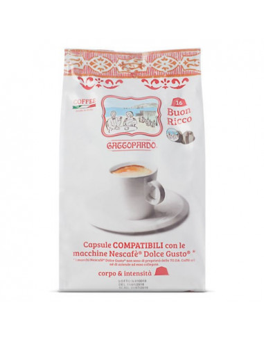 96 Capsule Caffè Toda Dolce RICCO Compatibili Dolce gusto