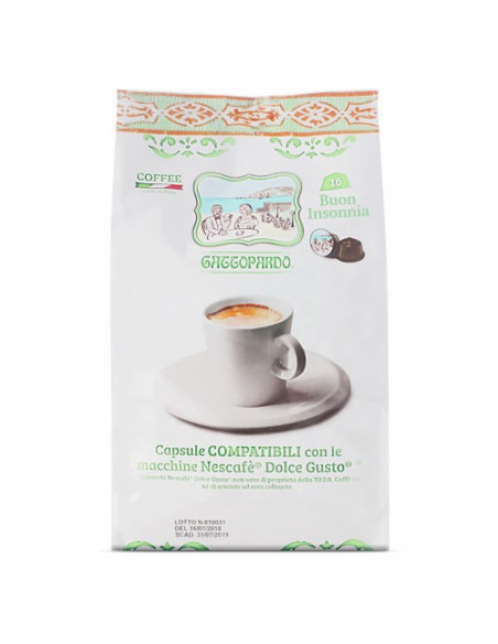 128 Capsules Dolce INSONNIA Compatible Dolce gusto - TODA