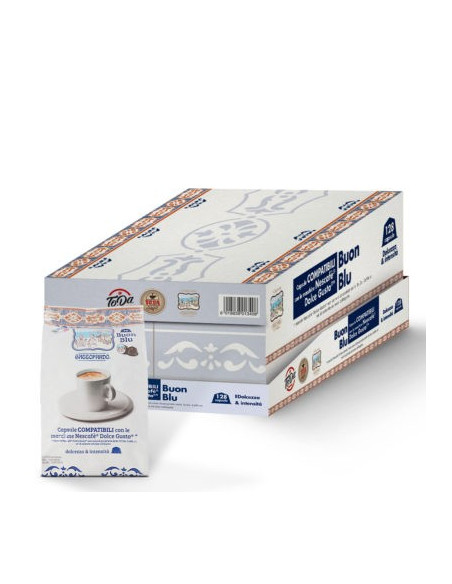 6 Packagings Capsules Dolce BLU Compatible Dolce gusto + 2 FREE - TODA EXPIRY 07/2023