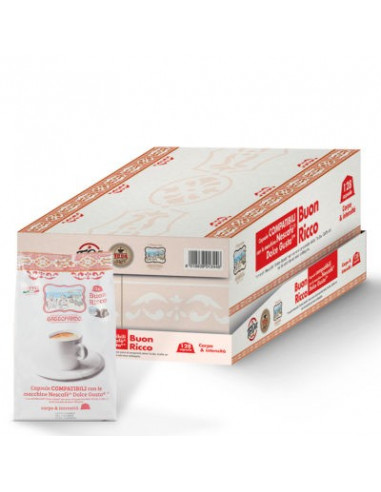 96 Capsule Caffè Toda Dolce RICCO Compatibili Dolce gusto
