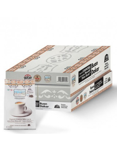 128 Capsules Dolce DAKAR Compatible Dolce gusto...
