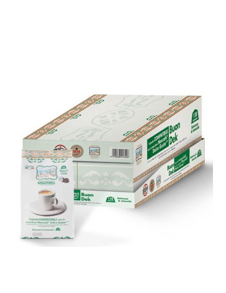 96 Capsule Caffè Toda Dolce DEK Compatibili Dolce gusto