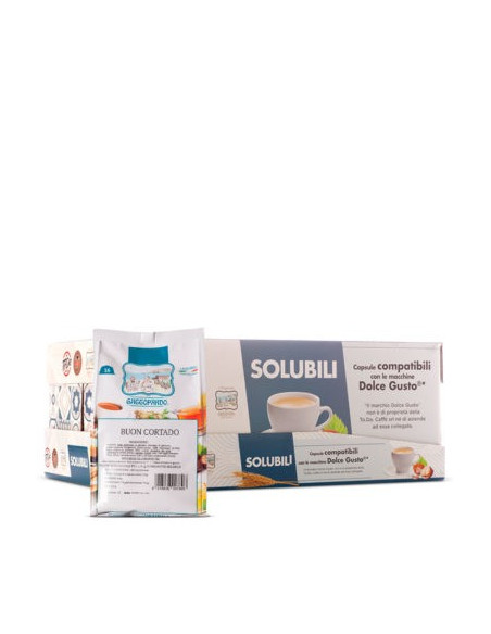 128 Capsules CORTADO compatible Dolce Gusto - TODA