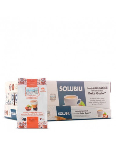 96 Capsule NOCCIOLINO Toda Caffè Dolce Gattopardo compatibili Dolce Gusto
