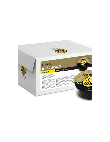 100 DELICATE CAPSULES COMPATIBLE WITH LAVAZZA BLUE AND BLACK - GIMOKA SYSTEM (EXPIRY: 08/2023)