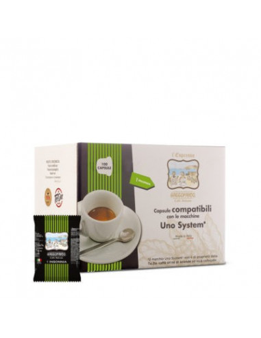 100 Capsules Mixture Insonnia Compatible System Kimbo Illy One System - TODA