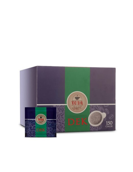 150 CIALDE FILTRO IN CARTA ESE 44 mm TODA GATTOPARDO MISCELA Decaffeinato