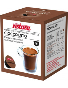 Capsules Ristora compatible dolce gusto Chocolate 4 pack....
