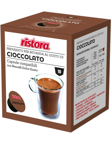 40 capsule Ristora compatibili dolce gusto caffè Ginseng