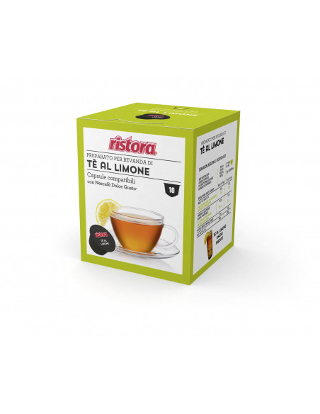 Capsules Ristora compatible dolce gusto Lemon Tea 4 pack. 10 cps