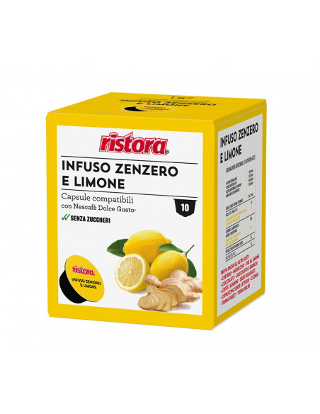 40 capsule Ristora compatibili dolce gusto caffè Ginseng