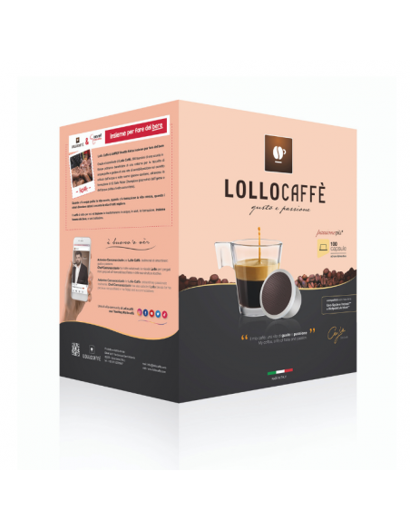 100 Capsule Miscela Argento compatibili Bialetti - Lollo
