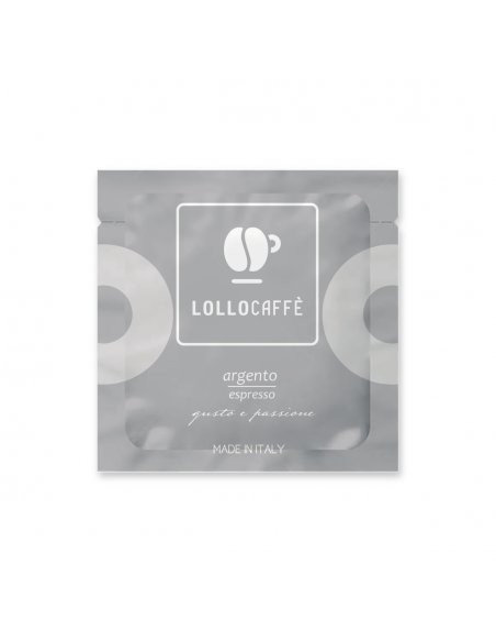 100 CIALDE FILTRO IN CARTA ESE 44 mm MISCELA ARGENTO - LOLLO