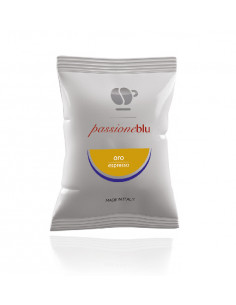100 CAPSULE COMPATIBILI SISTEMA LAVAZZA BLUE MISCELA ORO... 2