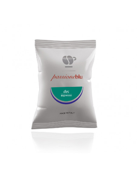 100 CAPSULES COMPATIBLE SYSTEMA LAVAZZA BLUE MIXTURE DECAFFEINATO - LOLLO