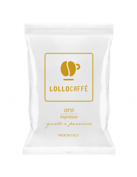 100 CAPSULES COMPATIBLE SYSTEM LAVAZZA ESPRESSO POINT MIXTURE ORO - LOLLO