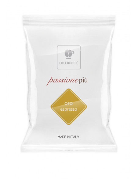 100 CAPSULE COMPATIBILI CON KIMBO ILLY UNO SYSTEM MISCELA ORO - LOLLO