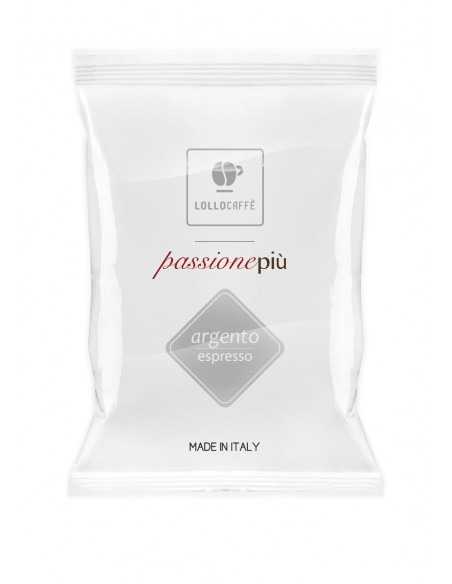 100 CAPSULE COMPATIBILI CON KIMBO ILLY UNO SYSTEM MISCELA ARGENTO - LOLLO