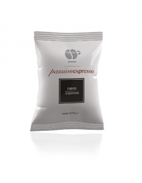 100 CAPSULES COMPATIBLE SYSTEM NESPRESSO MIXTURE NERO - LOLLO