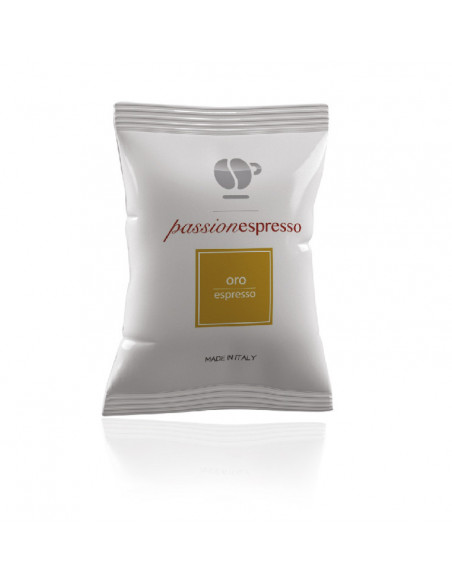 100 CAPSULES COMPATIBLE SYSTEM NESPRESSO MIXTURE ORO - LOLLO