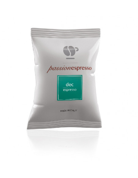 100 CAPSULE COMPATIBILI SISTEMA NESPRESSO MISCELA DECAFFEINATO - LOLLO