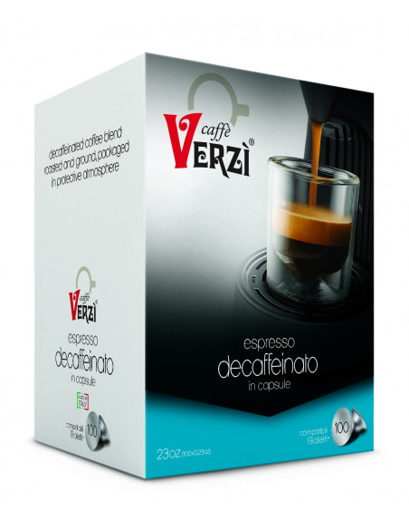 100 Capsule Miscela Decaffeinato Compatibili Bialetti - Verzì