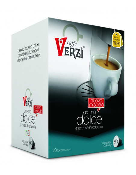 80 Capsule Miscela Dolce Compatibili Caffitaly - Verzì