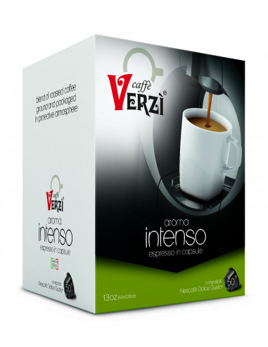 50 Capsules Compatible Dolce Gusto mixture Intenso wrapped individually - verzì