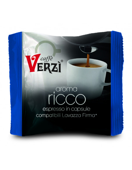 80 Capsule Compatibili Lavazza Firma miscela Ricco - Verzì
