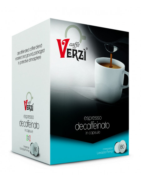 80 Capsule Compatibili Lavazza Firma miscela Decaffeinato - Verzì
