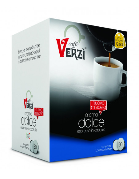 80 Capsule Compatibili Lavazza Firma miscela Dolce - Verzì