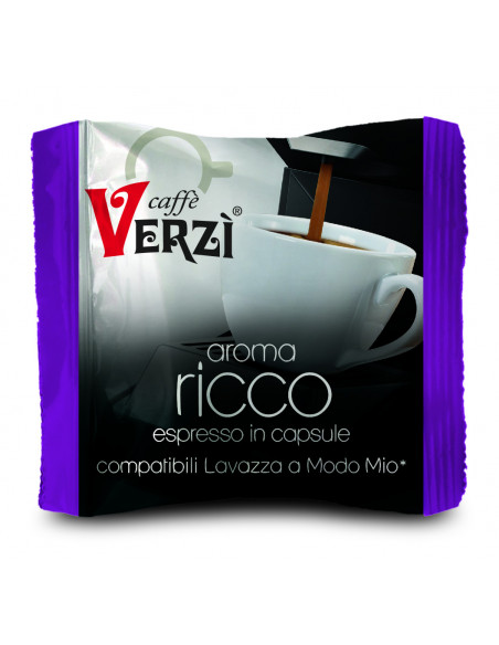 100 Capsule Compatibili Lavazza a Modo Mio miscela Ricco - Verzì