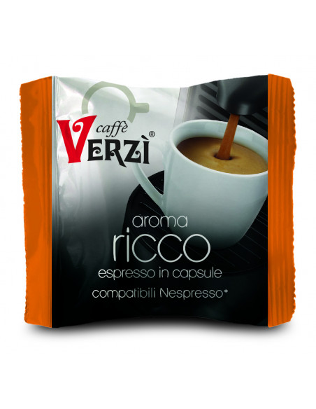100 Capsules Compatible Nespresso mixture Ricco - Verzì