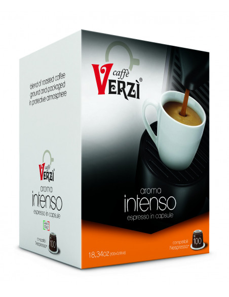 100 Capsule Compatibili Nespresso miscela Intenso - Verzì