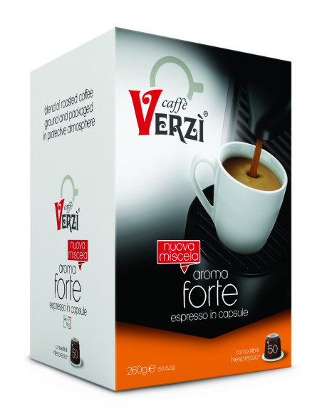 50 Capsules Compatible Nespresso mixture Forte - Verzì