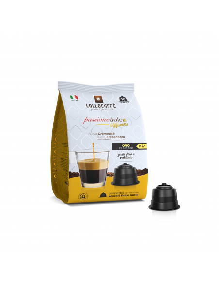 96 Capsule compatibil Nestlè Dolce Gusto miscela Oro - Lollo