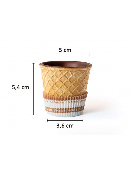 Bicchierini Cioccolato 30cc- Chocup 5pz - 28pz