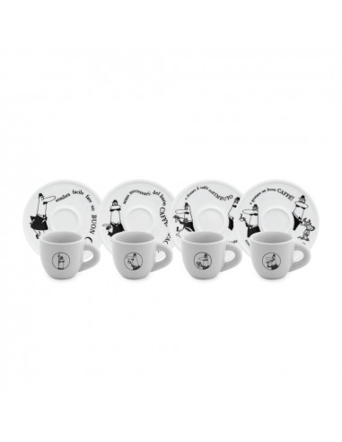 Set 4 cups Bialetti - Carosello