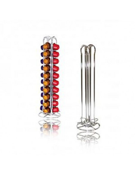 Nespresso - porta capsule argento 40 posizioni