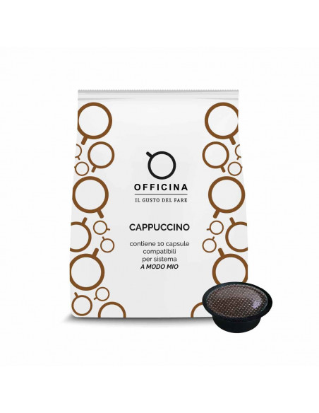 50 CAPSULE COMPATIBILI LAVAZZA A MODO MIO - CAPPUCCINO - NEUTRO