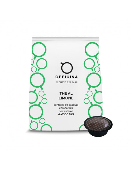 100 CAPSULE COMPATIBILI LAVAZZA A MODO MIO - THE AL LIMONE - NEUTRO