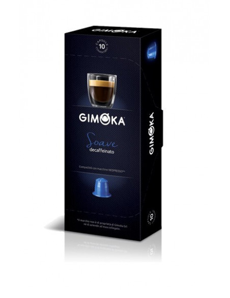 200 CAPSULE SOAVE DECAFFEINATED COMPATIBLE SYSTEM NESPRESSO - GIMOKA