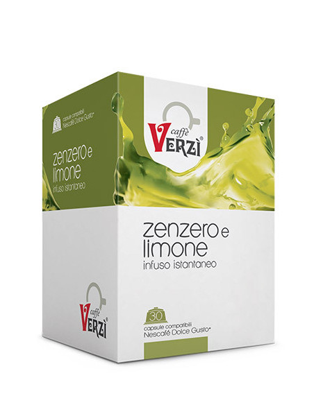 Dolce Gusto - Verzi - Zenzero e limone cf 30 cps