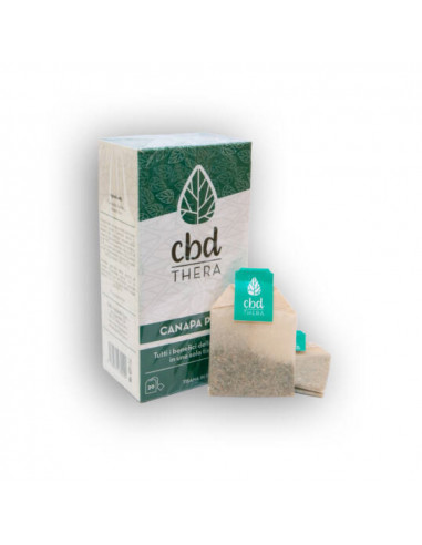 6 cf da 20 Bustine infusione CBD Thera Tisana Canapa Pura