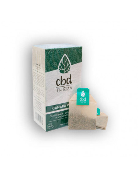 6 cf da 20 infusion sachets CBD Thera Pure Hemp Herbal Tea