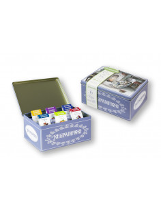 Latta grigia 30 filtri tisane e tè Regina di Fiori