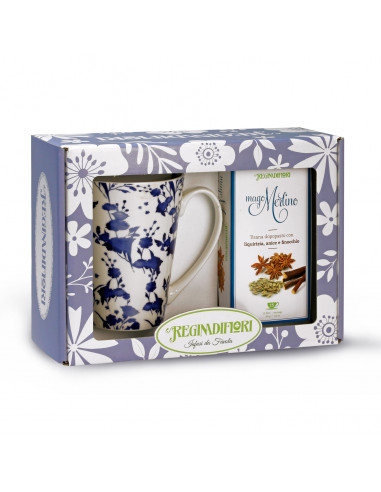Mug porcellana + Tisana Mago Merlino 15 filtri